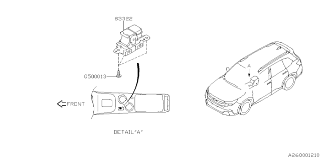 2025 Subaru Forester 4 Cyl 2.5L Premium Parking Brake System Diagram 2