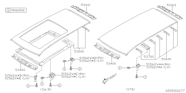 2022 Subaru Ascent 4 Cyl 2.4L Base w/Eyesight Body Panel Diagram 8