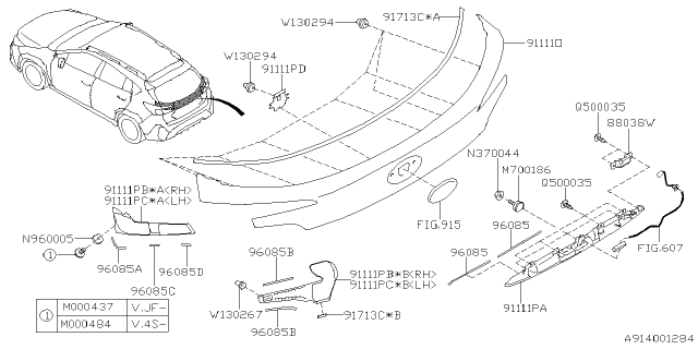 2025 Subaru Crosstrek Nut Slide M5 Diagram for 902960005