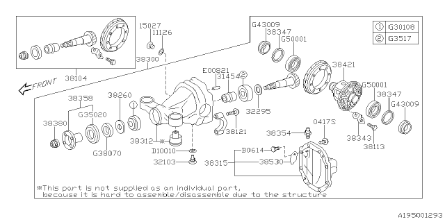 2024 Subaru BRZ CARRIER ASSY DIFFER Diagram for 4111018060