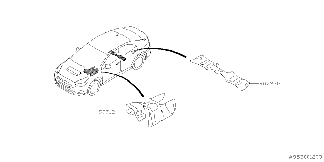 2022 Subaru WRX 4 Cyl 2.4L 6MT Base Silencer Diagram 2