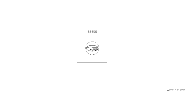 2025 Subaru BRZ CENTER CAP AY Diagram for 28821CA011
