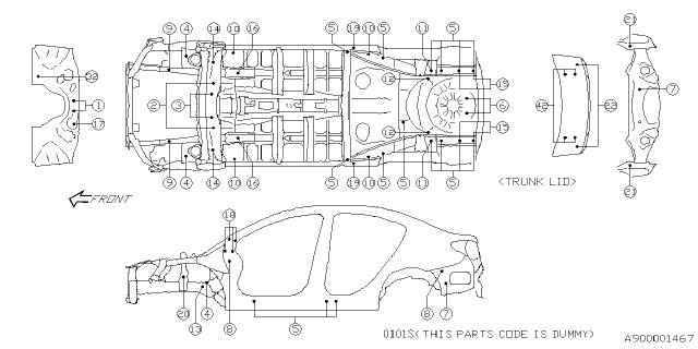 2021 Subaru WRX STI 4 Cyl 2.5L Turbo 6MT Limited Plug Diagram 2