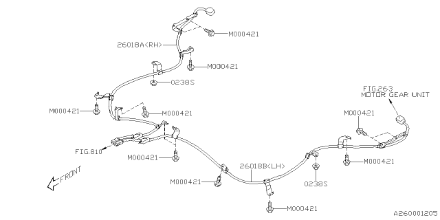 2024 Subaru Crosstrek 4 Cyl 2.5L Limited w/Eyesight(4S) Parking Brake System Diagram 2