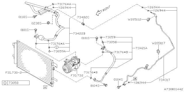 2025 Subaru Impreza 4 Cyl 2.5L RS w/Eyesight Air Conditioner System Diagram 2