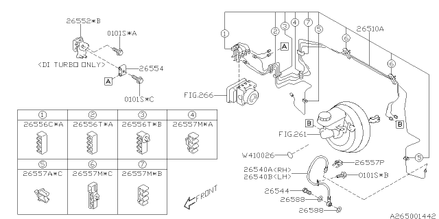 2021 Subaru WRX STI 4 Cyl 2.5L Turbo 6MT Limited Brake Piping Diagram 2