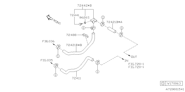 2023 Subaru Impreza 4 Cyl 2.0L 5MT Wagon Heater System Diagram 6