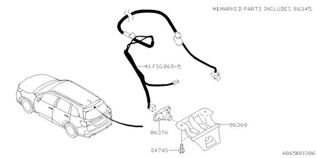 2025 Subaru Forester 4 Cyl 2.5L Base Plus ADA System Diagram 8