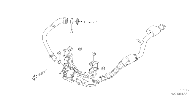 2021 Subaru WRX 4 Cyl 2.0L 6MT Base Engine Assembly Diagram 4