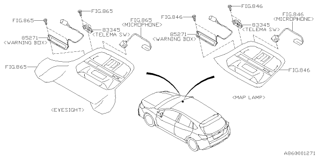2023 Subaru Impreza 4 Cyl 2.0L 5MT Wagon Audio Parts - Radio Diagram 3