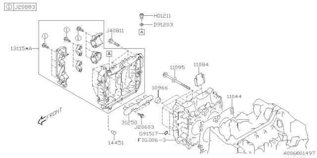 2025 Subaru Forester 4 Cyl 2.5L Premium Base Cylinder Head Diagram 3