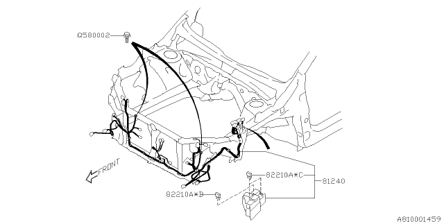 2021 Subaru WRX STI 4 Cyl 2.5L Turbo 6MT Base Wiring Harness - Main Diagram 4