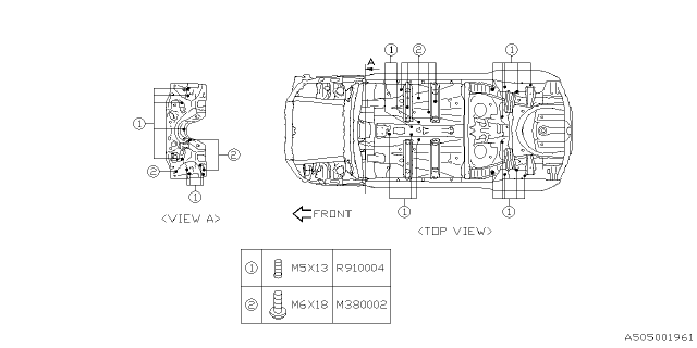2025 Subaru Crosstrek 4 Cyl 2.0L Eyesight Body Panel Diagram 10