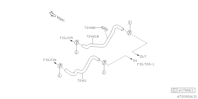 2025 Subaru Outback 4 Cyl 2.5L Onyx Heater System Diagram 6