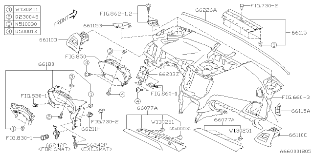 2024 Subaru Forester 4 Cyl 2.5L Plus w/Eyesight Instrument Panel Diagram 6