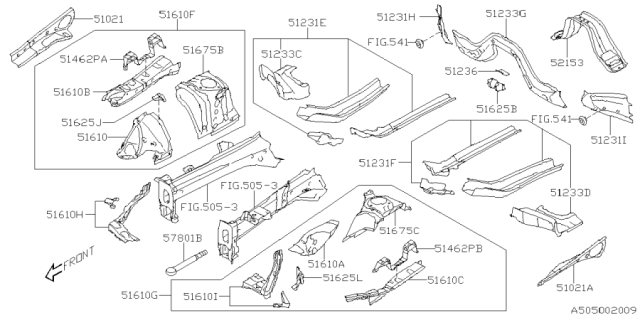 2025 Subaru Forester 4 Cyl 2.5L Base Plus Body Panel Diagram 11