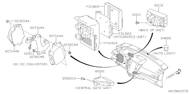 2025 Subaru Forester 4 Cyl 2.5L Base Plus Electrical Parts - Body Diagram 2