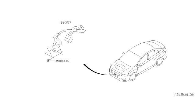 2021 Subaru WRX STI 4 Cyl 2.5L Turbo 6MT Limited ADA System Diagram 3