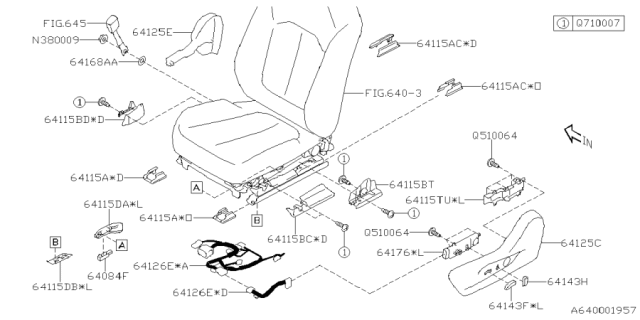 2025 Subaru Forester 4 Cyl 2.5L Premium Front Seat Diagram 4