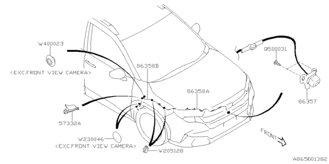 2025 Subaru Forester 4 Cyl 2.5L Base Plus ADA System Diagram 5