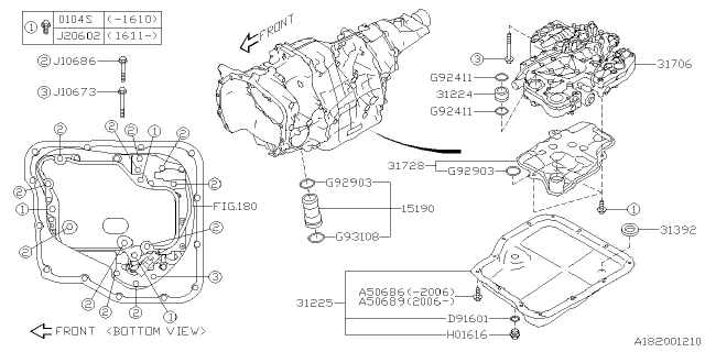 2021 Subaru WRX BODY AY-CONT VLV Diagram for 31706AA143