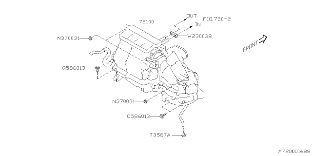 2023 Subaru BRZ 4 Cyl 2.4L 6MT Premium Heater System Diagram 3