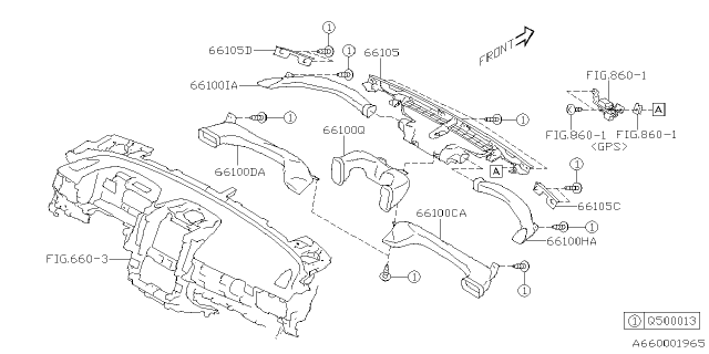 2024 Subaru Impreza 4 Cyl 2.5L RS w/Eyesight Instrument Panel Diagram 2