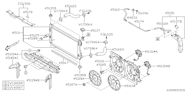 2025 Subaru Crosstrek 4 Cyl 2.5L Limited w/Eyesight(4S) Engine Cooling Diagram 2