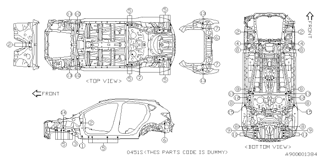 2022 Subaru Impreza 4 Cyl 2.0L CVT Eyesight Wagon Plug Diagram 2