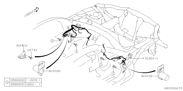 2023 Subaru BRZ 4 Cyl 2.4L 6MT Premium Wiring Harness - Main Diagram 2