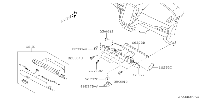 2024 Subaru Impreza 4 Cyl 2.5L RS w/Eyesight Instrument Panel Diagram 4