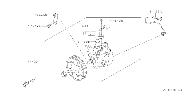 2021 Subaru WRX STI 4 Cyl 2.5L Turbo 6MT Limited Oil Pump Diagram 2
