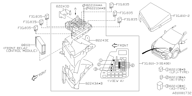 2025 Subaru Crosstrek PROTECTOR MB HOL Diagram for 81931VC110