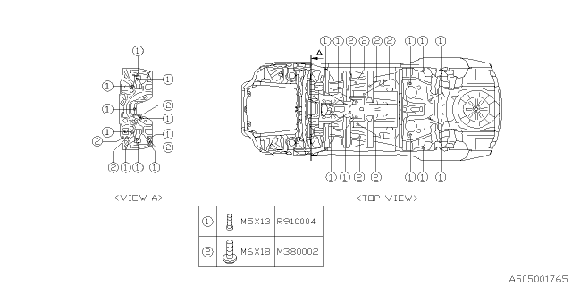 2025 Subaru Outback 4 Cyl 2.5L Base Body Panel Diagram 10