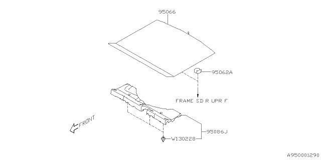 2025 Subaru Impreza 4 Cyl 2.0L Eyesight Mat Diagram 2