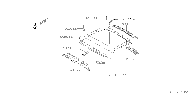 2025 Subaru BRZ 4 Cyl 2.4L 6MT TS w/Eyesight Body Panel Diagram 7