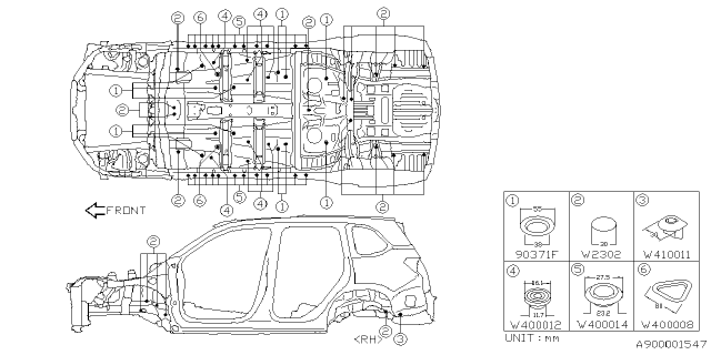 2025 Subaru Forester 4 Cyl 2.5L Hybrid Sport Plug Diagram 4