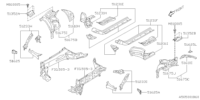 2025 Subaru BRZ 4 Cyl 2.4L 6MT TS w/Eyesight Body Panel Diagram 9