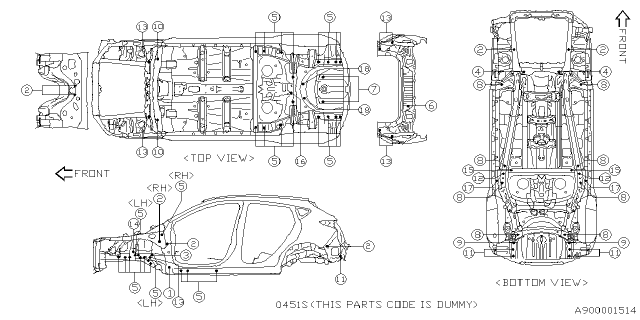 2025 Subaru Crosstrek 4 Cyl 2.0L Eyesight Plug Diagram 2