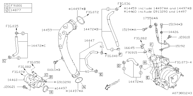 2024 Subaru Ascent HOSE CLP-16.8 Diagram for 805916040