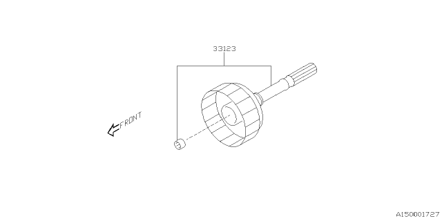 2025 Subaru Impreza 4 Cyl 2.0L Eyesight Automatic Transmission Assembly Diagram 5