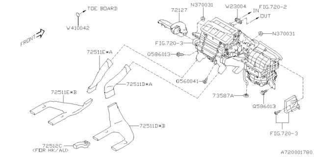 2025 Subaru Forester 4 Cyl 2.5L Base Plus Heater System Diagram 3