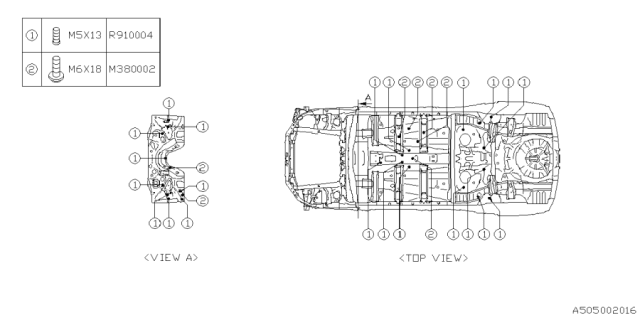 2025 Subaru Forester 4 Cyl 2.5L Base Plus Body Panel Diagram 10