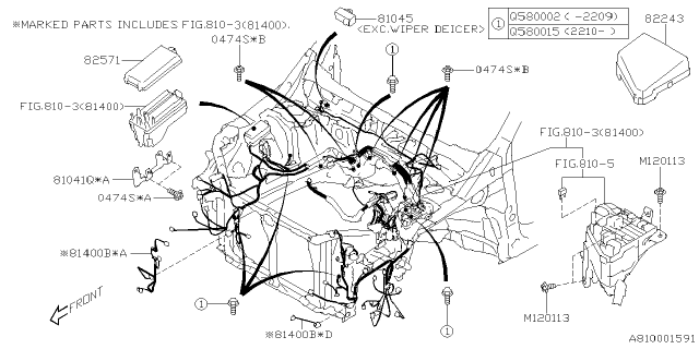2024 Subaru Forester 4 Cyl 2.5L Eyesight Wiring Harness - Main Diagram 3