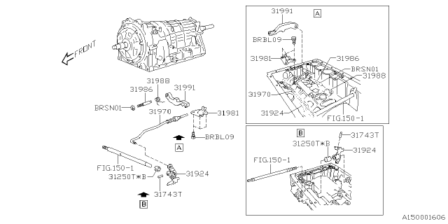 2025 Subaru BRZ 4 Cyl 2.4L 6AT Limited w/Eyesight Automatic Transmission Assembly Diagram 11
