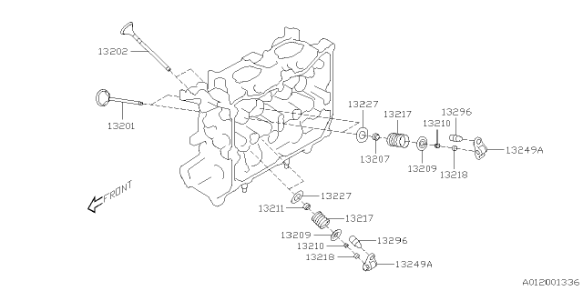 2024 Subaru Impreza SPR-VALVE EG Diagram for 13217AA700