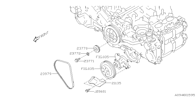 2025 Subaru Forester 4 Cyl 2.5L Hybrid Premium Alternator Diagram 2