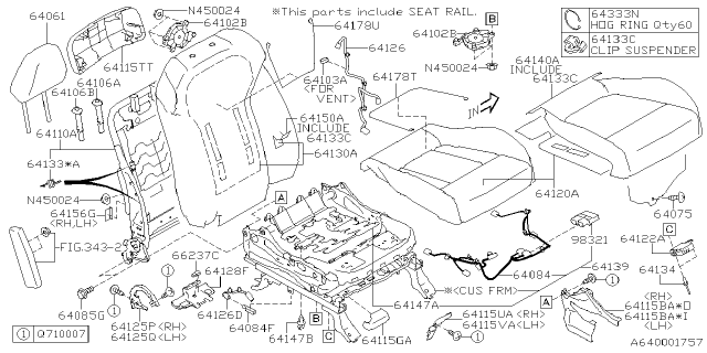 2024 Subaru Ascent CONT UNIT OCPANT Diagram for 98321XC01B