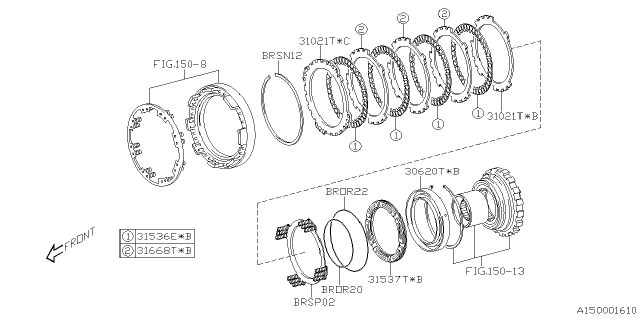 2025 Subaru BRZ 4 Cyl 2.4L 6AT Limited w/Eyesight Automatic Transmission Assembly Diagram 4
