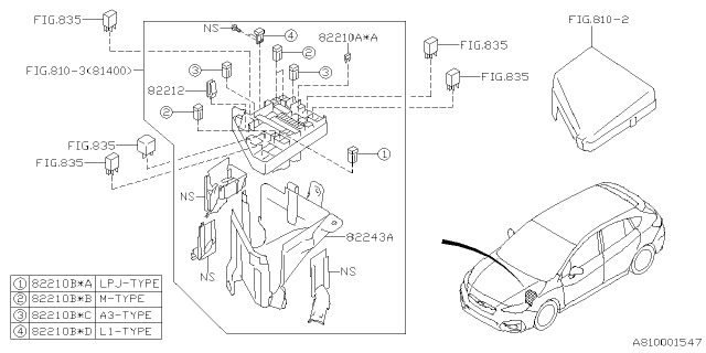 2022 Subaru Impreza 4 Cyl 2.0L CVT Eyesight Wagon Wiring Harness - Main Diagram 3